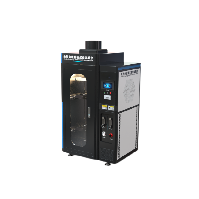 電線電纜垂直燃燒（shāo）測試儀/單根電線電纜垂直燃（rán）燒試驗（yàn）機/電（diàn）線電纜燃燒性能測試儀